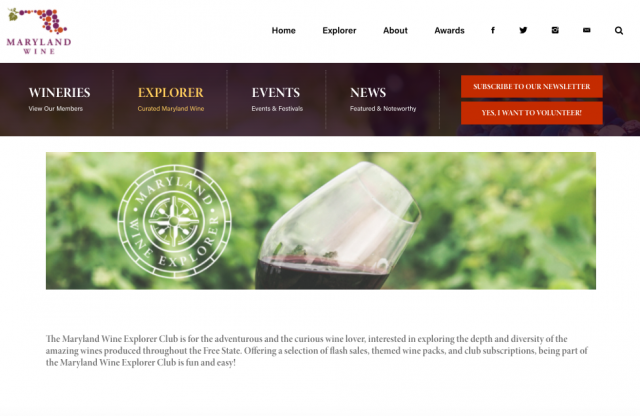 Maryland Wine Explorer Program Launched
