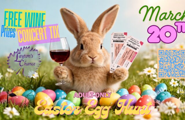 🥚🐰Just over ONE WEEK AWAY from our Adult-Only Easter Egg Hunt!🥚🐰
